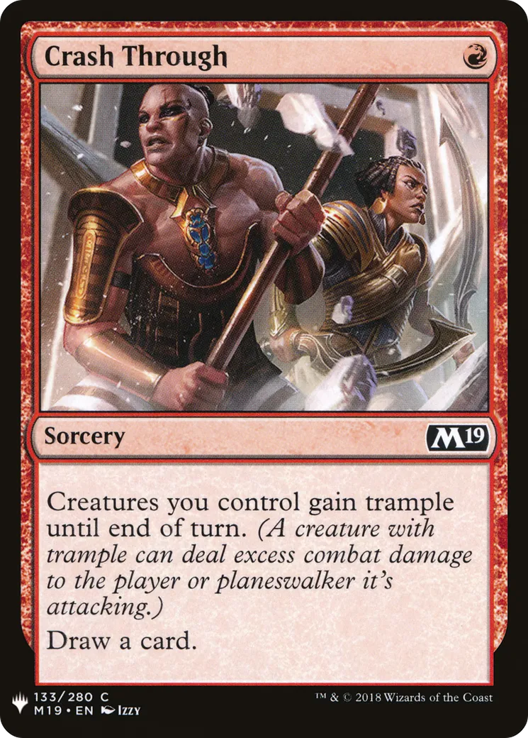 Crash Through — The List — Magic: The Gathering