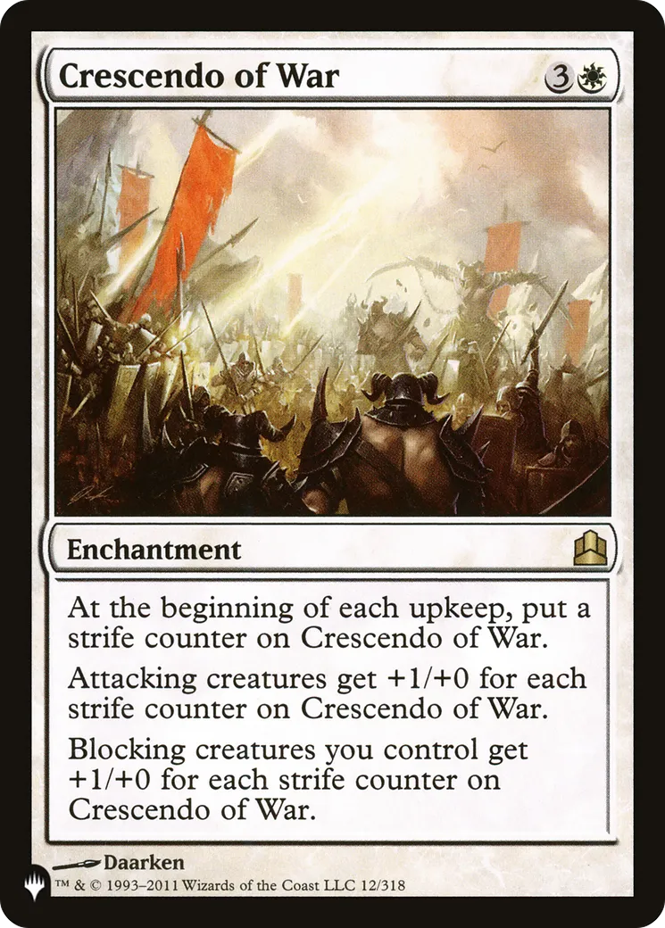 Crescendo of War — The List — Magic: The Gathering
