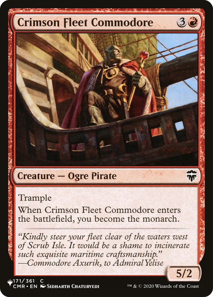 Commodore de la Flotte pourpre — The List — Magic: The Gathering