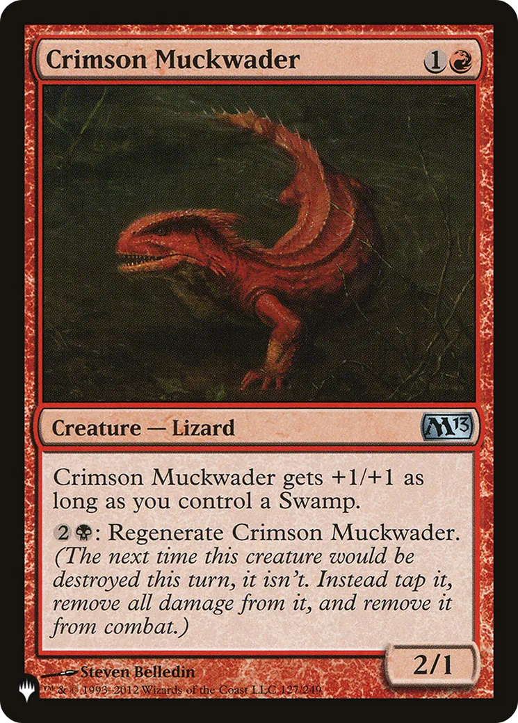 Pataugeur de boue pourpre — The List — Magic: The Gathering