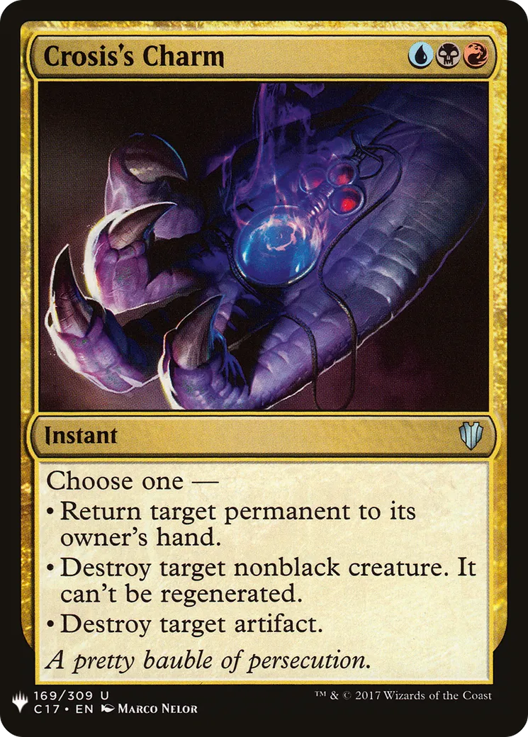 Crosis's Charm — The List — Magic: The Gathering