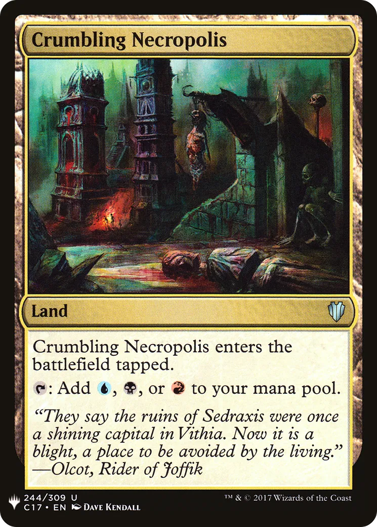Crumbling Necropolis — The List — Magic: The Gathering