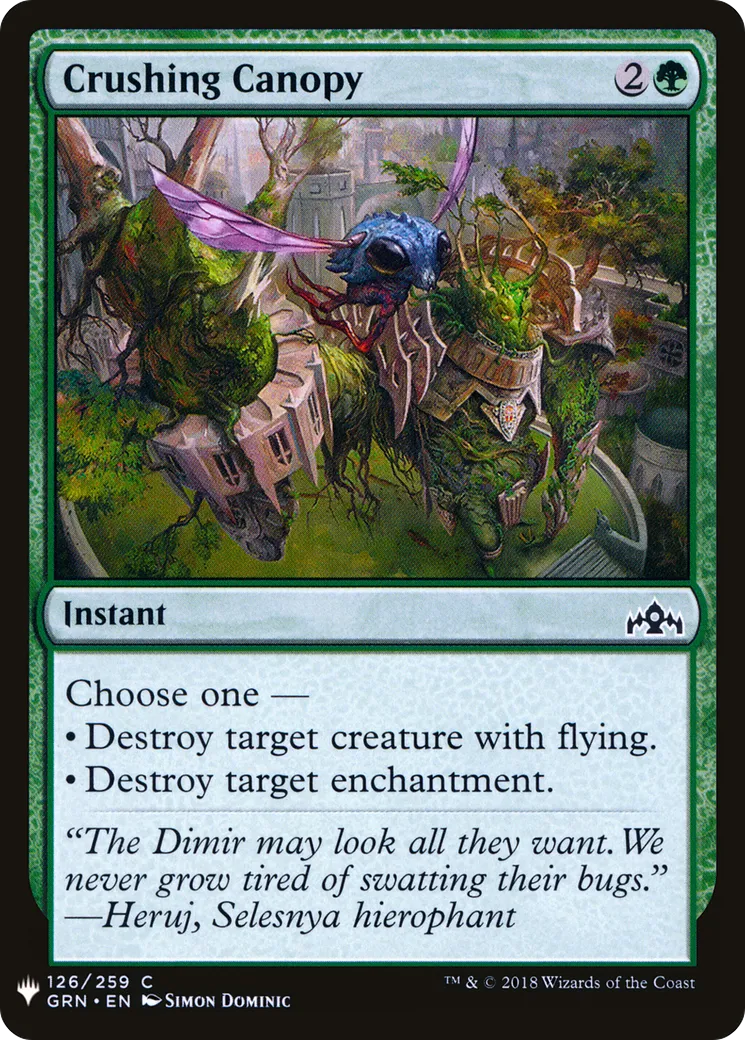 Crushing Canopy — The List — Magic: The Gathering