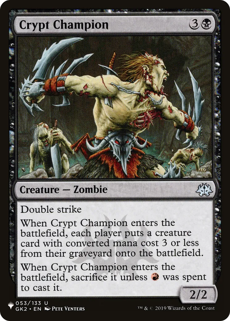 Crypt Champion — The List — Magic: The Gathering