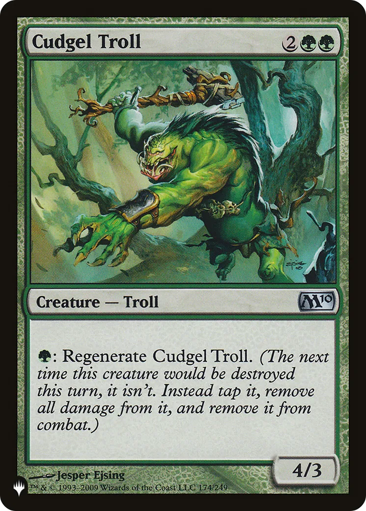 Troll à la trique — The List — Magic: The Gathering