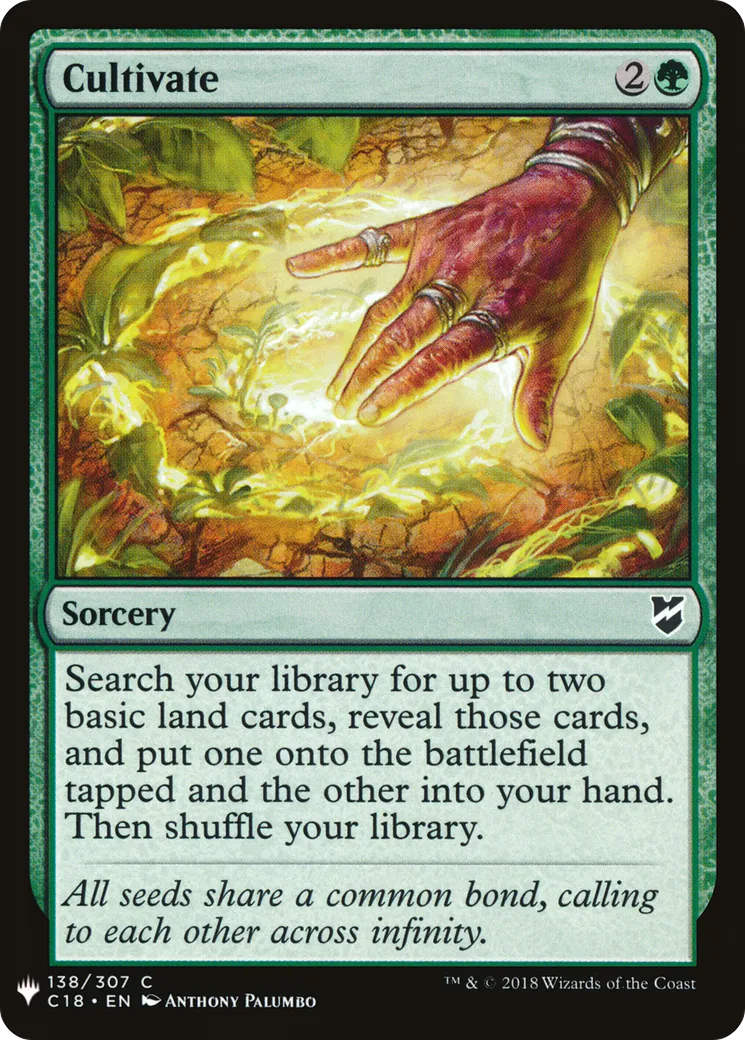 Cultivate — The List — Magic: The Gathering