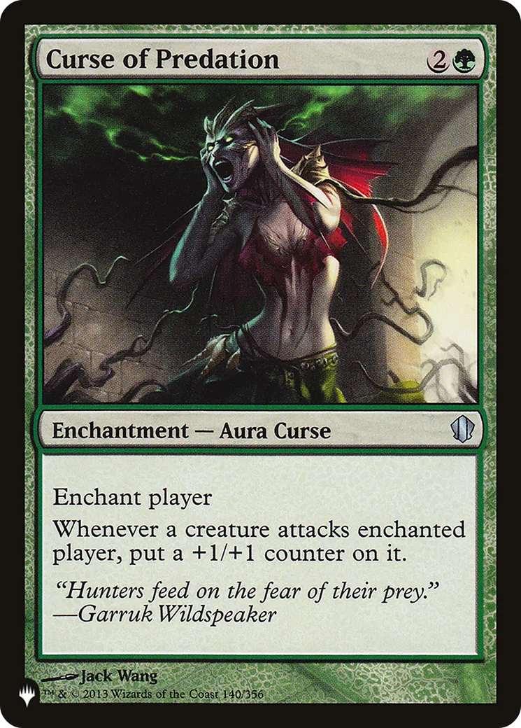 Malédiction du cycle alimentaire — The List — Magic: The Gathering