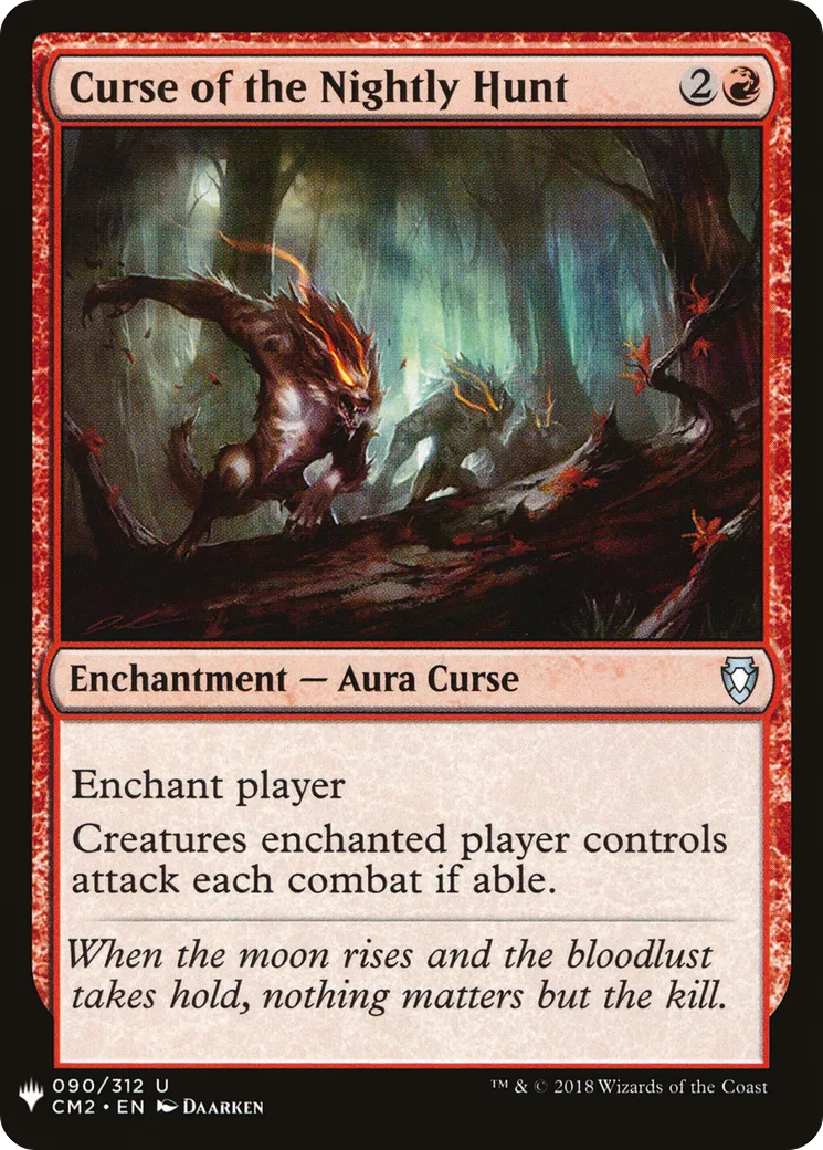 Malédiction de la chasse nocturne — The List — Magic: The Gathering