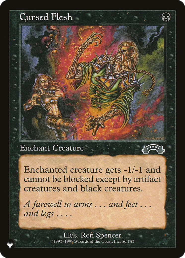 Cursed Flesh — The List — Magic: The Gathering