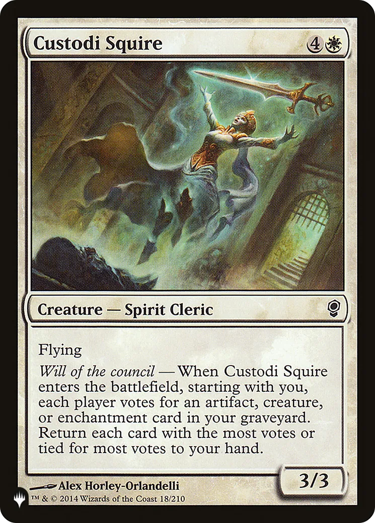 Custodi Squire from The List - Magic: The Gathering