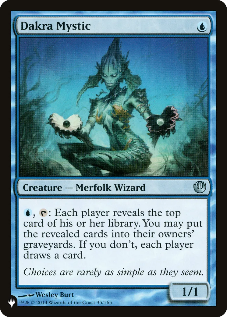 Dakra Mystic — The List — Magic: The Gathering