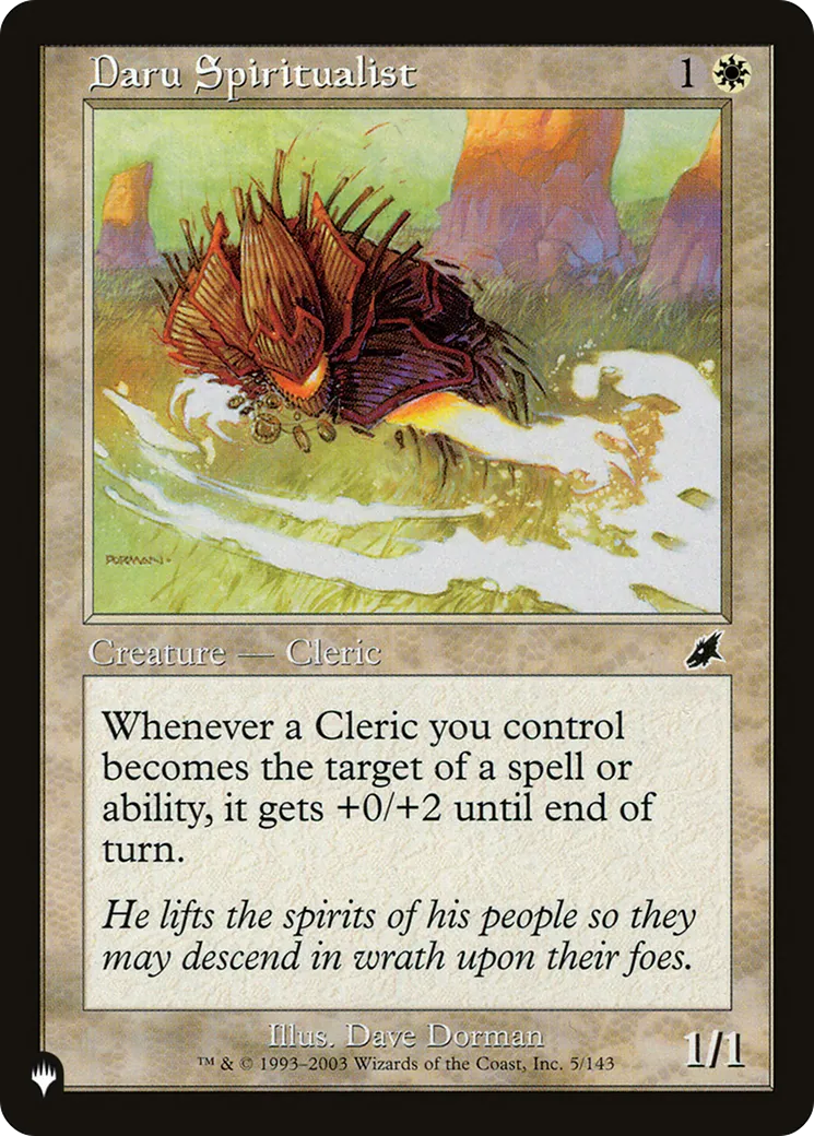 Daru Spiritualist — The List — Magic: The Gathering