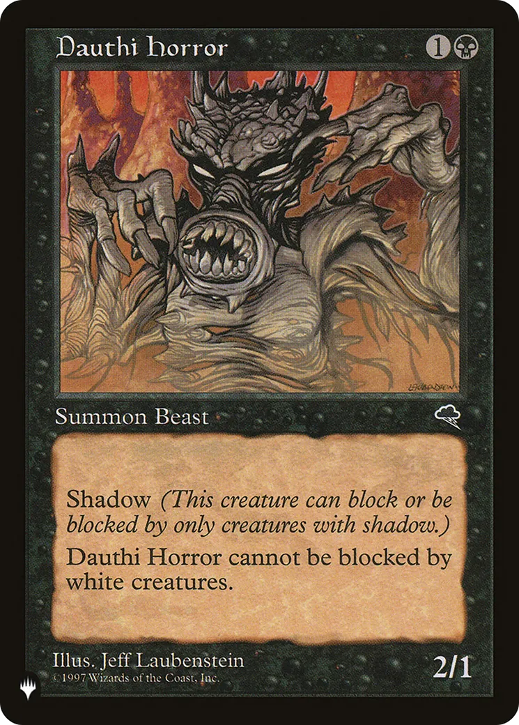 Horreur dauthie — The List — Magic: The Gathering
