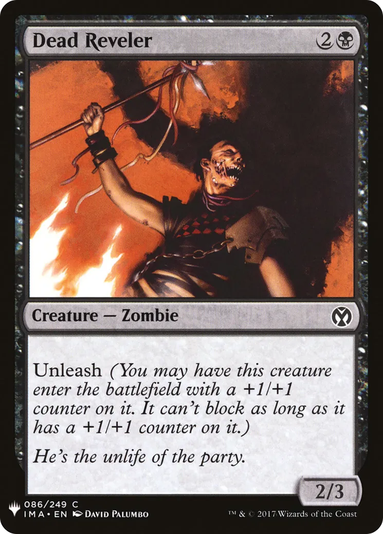 Fêtard décédé — The List — Magic: The Gathering
