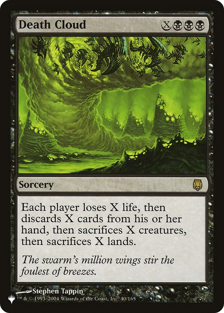Death Cloud — The List — Magic: The Gathering