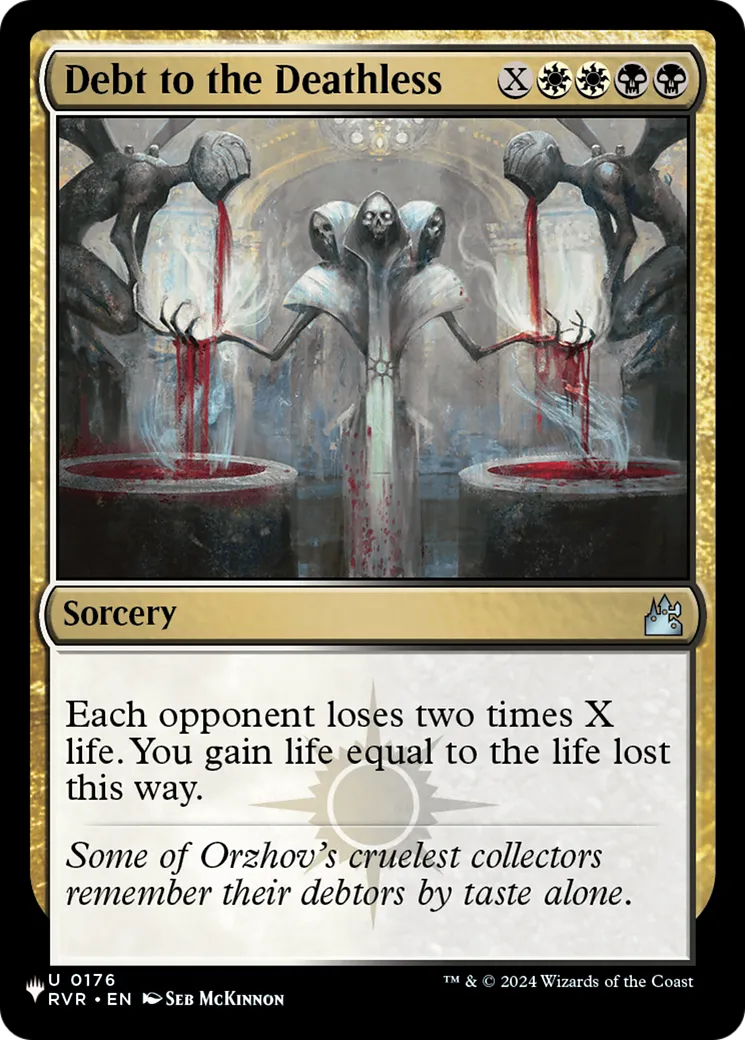 Debt to the Deathless from The List - Magic: The Gathering