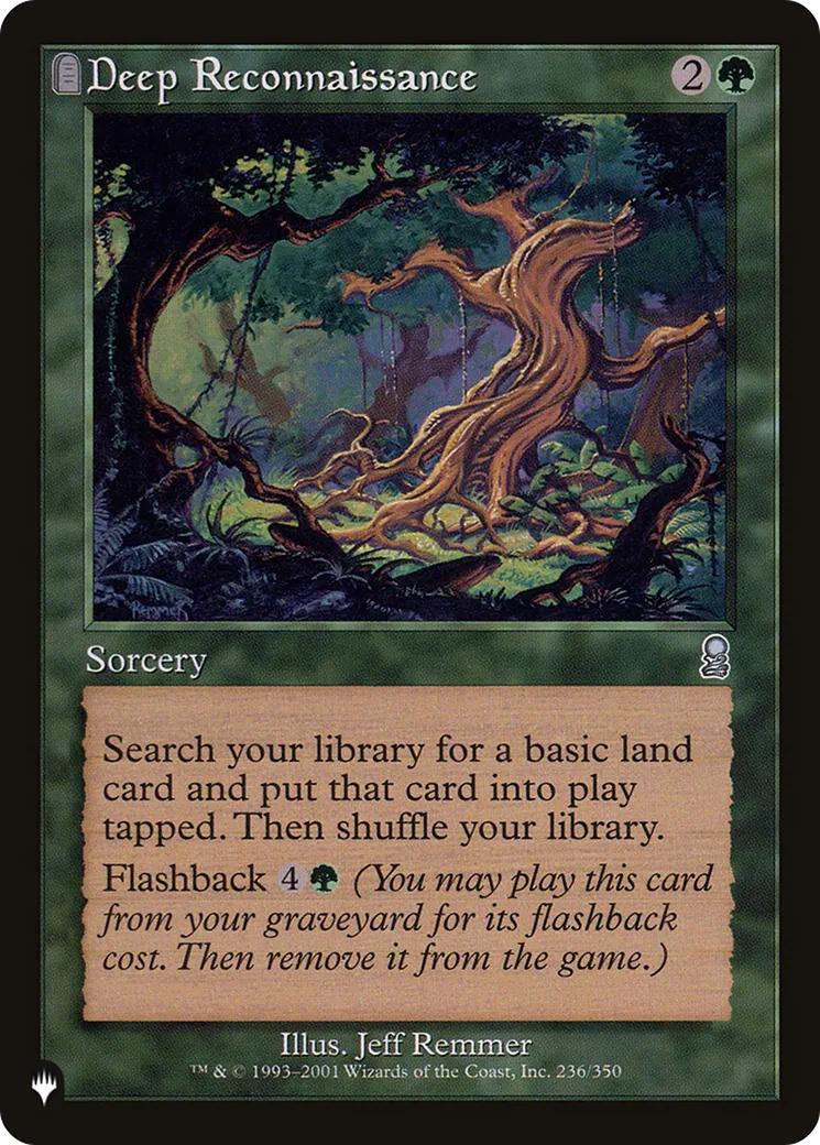 Deep Reconnaissance — The List — Magic: The Gathering