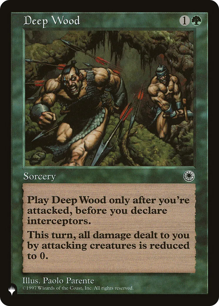 Bois profond — The List — Magic: The Gathering