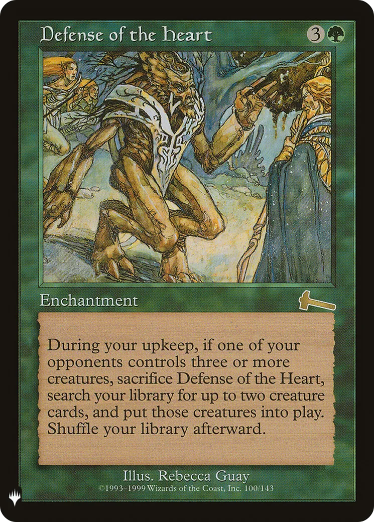 Defense of the Heart — The List — Magic: The Gathering