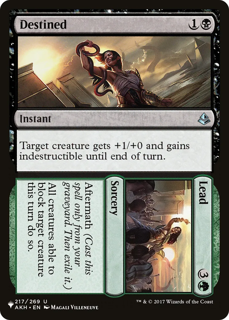Destined // Lead — The List — Magic: The Gathering