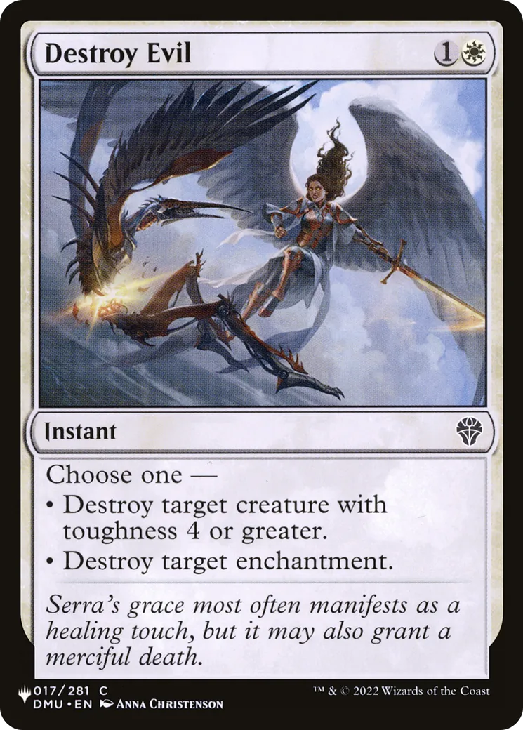 Détruire le mal — The List — Magic: The Gathering
