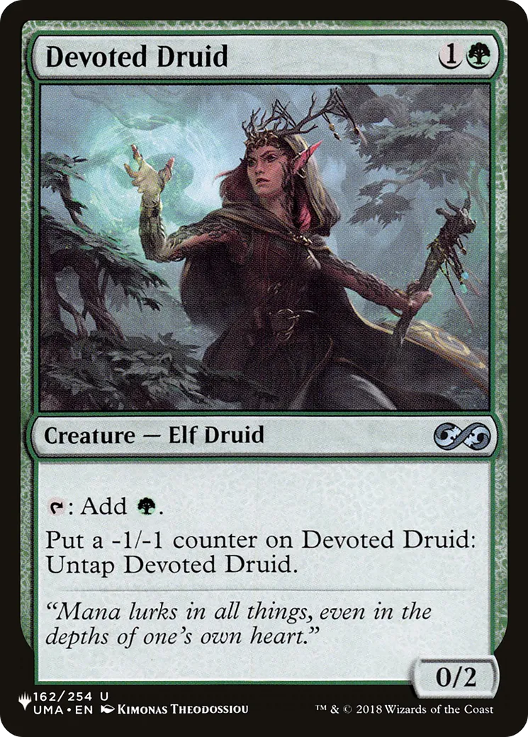 Devoted Druid — The List — Magic: The Gathering