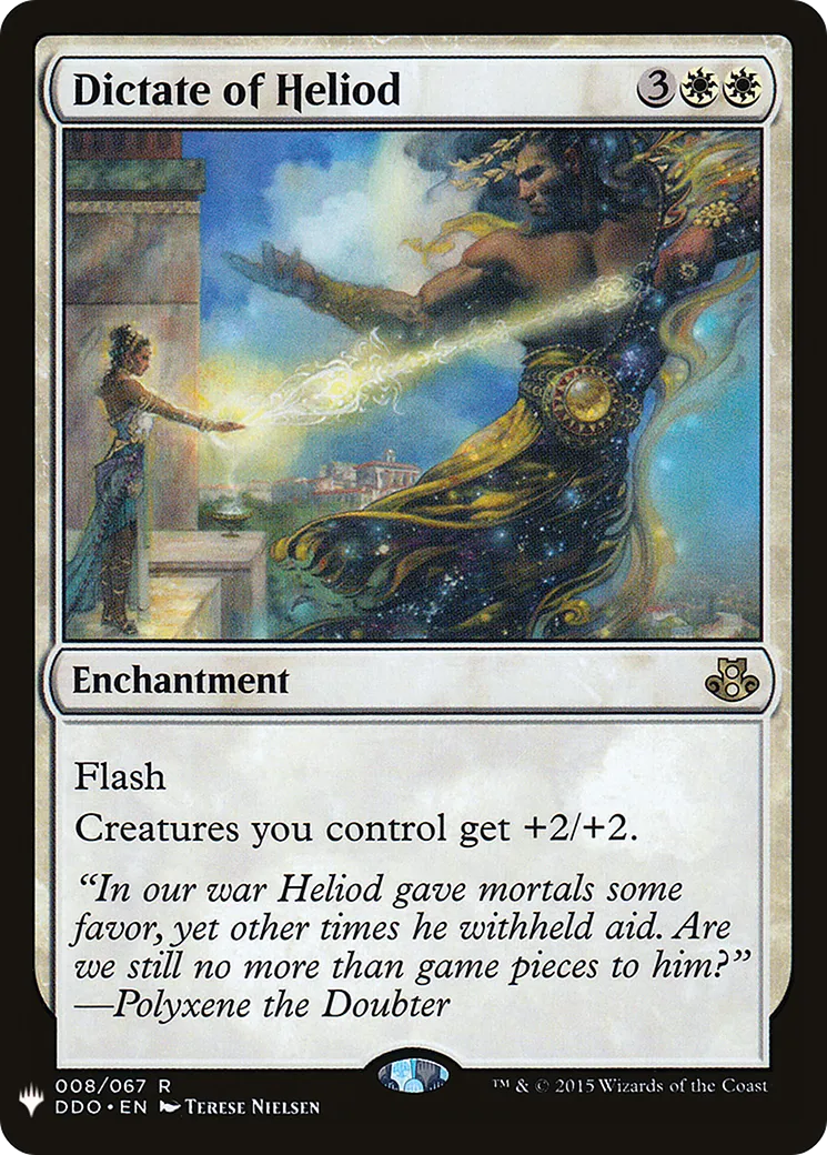 Dictate of Heliod — The List — Magic: The Gathering