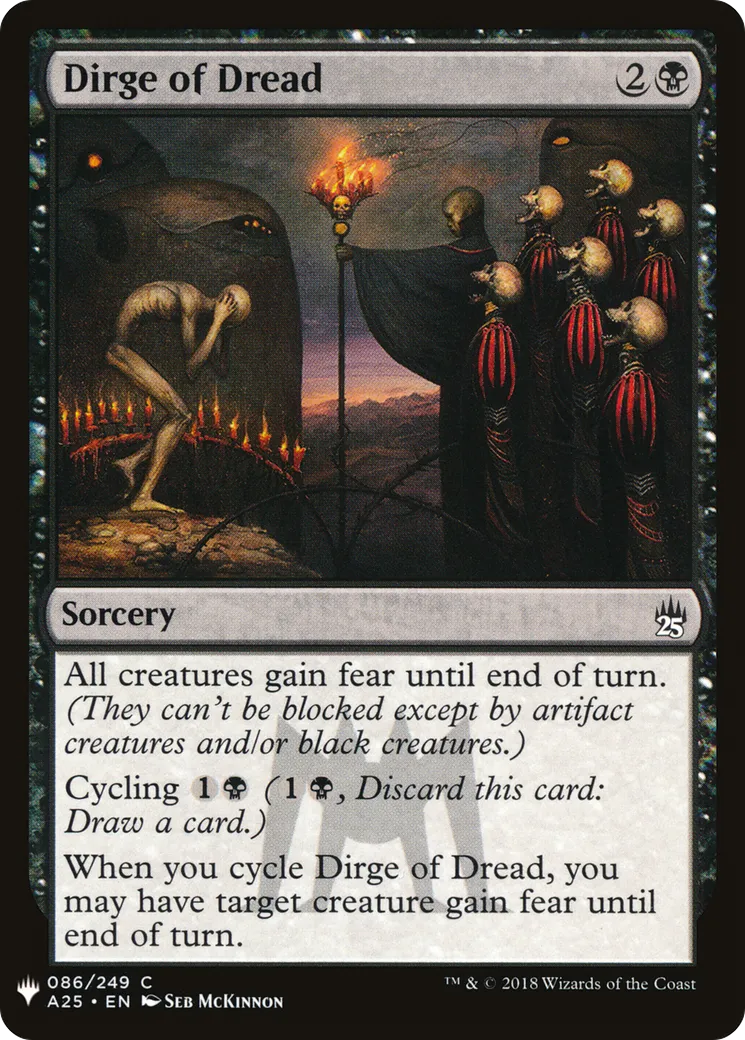 Dirge of Dread — The List — Magic: The Gathering