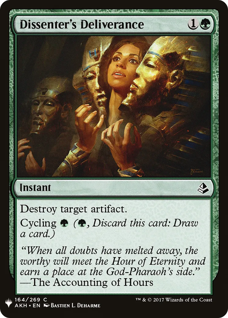 Délivrance de la dissidente — The List — Magic: The Gathering