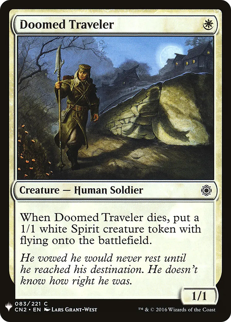 Doomed Traveler — The List — Magic: The Gathering