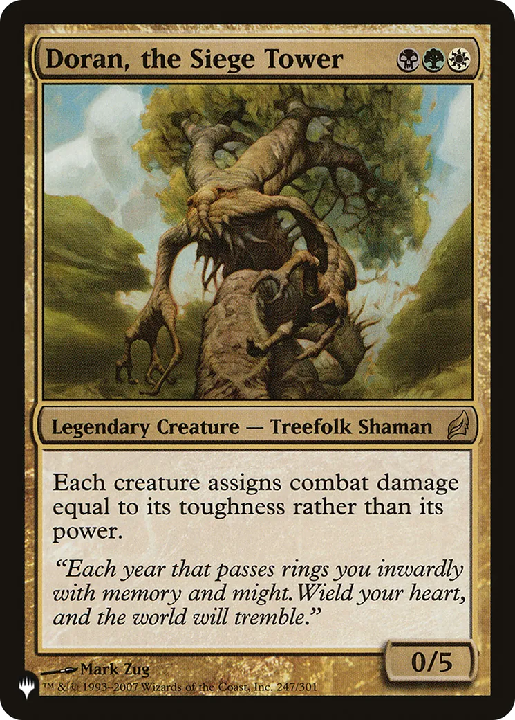 Doran, the Siege Tower — The List — Magic: The Gathering