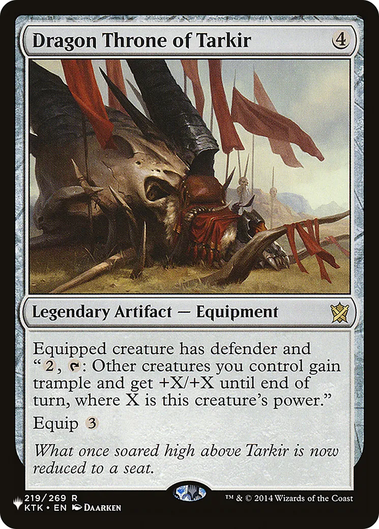 Dragon Throne of Tarkir — The List — Magic: The Gathering