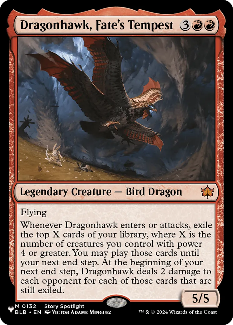 Dragonhawk, Fate's Tempest — The List — Magic: The Gathering