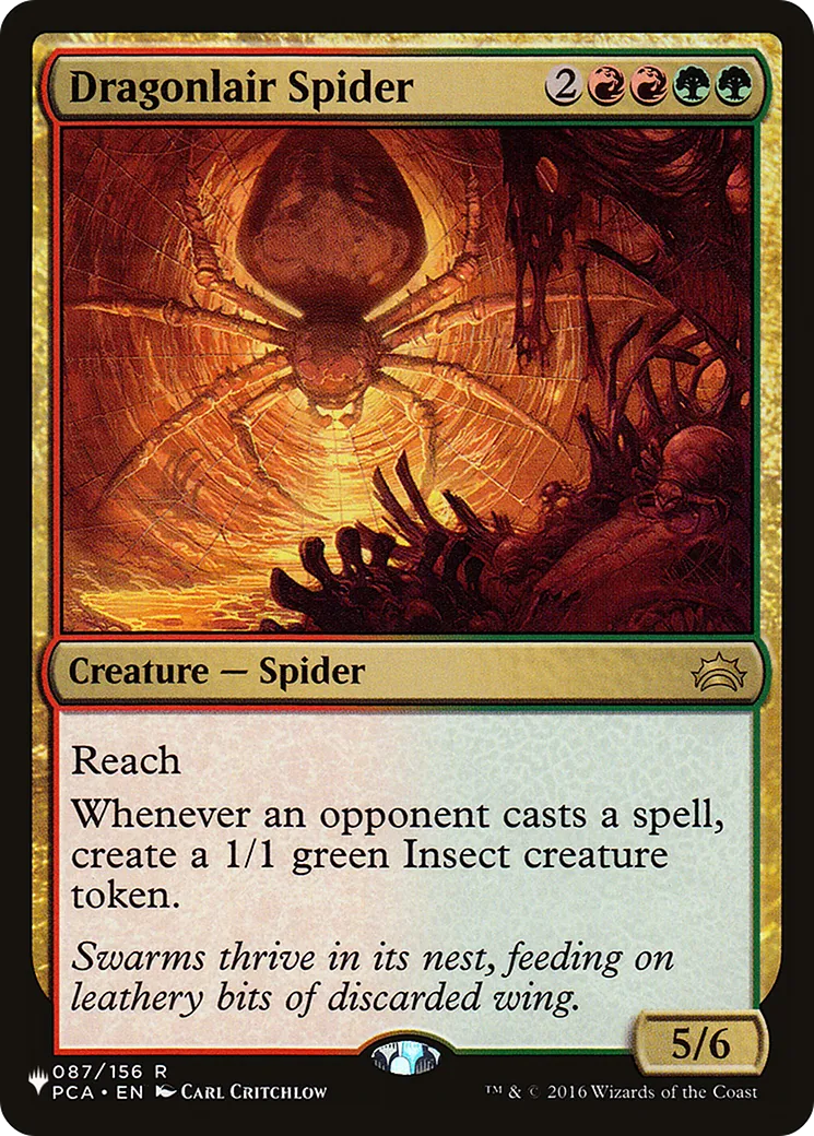 Araignée de la tanière du dragon — The List — Magic: The Gathering