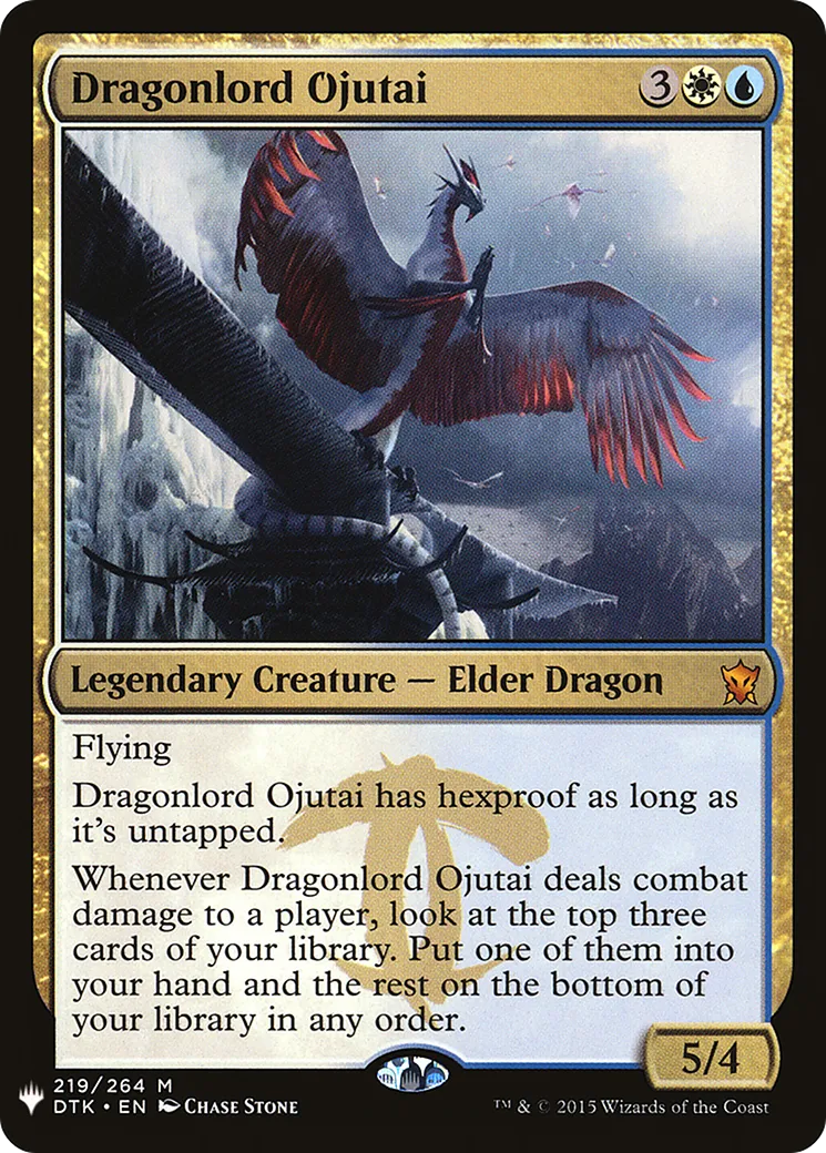 Ojutaï, seigneur-dragon — The List — Magic: The Gathering