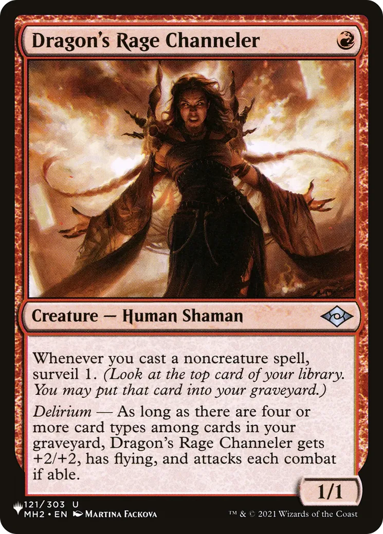 Dragon's Rage Channeler — The List — Magic: The Gathering