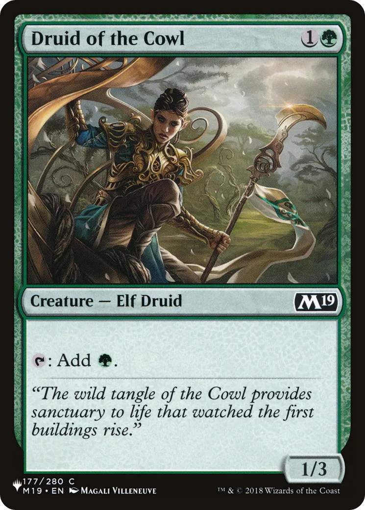 Druidesse de l'Auvent — The List — Magic: The Gathering