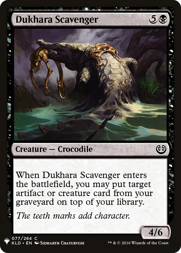Charognard de Dukhara — The List — Magic: The Gathering
