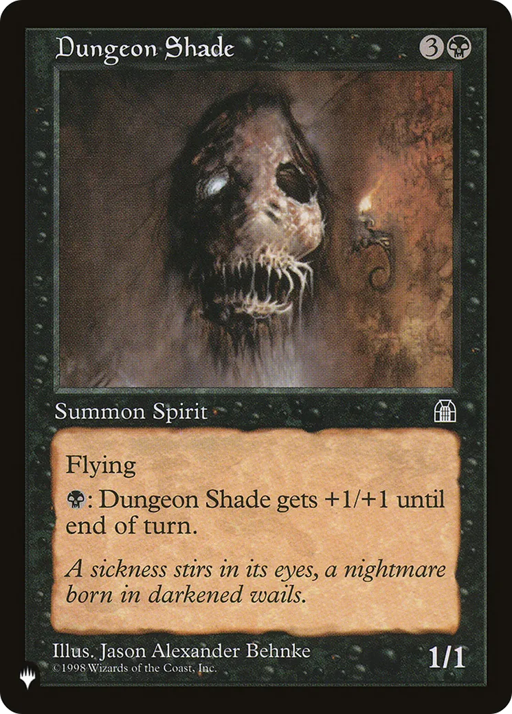 Dungeon Shade — The List — Magic: The Gathering