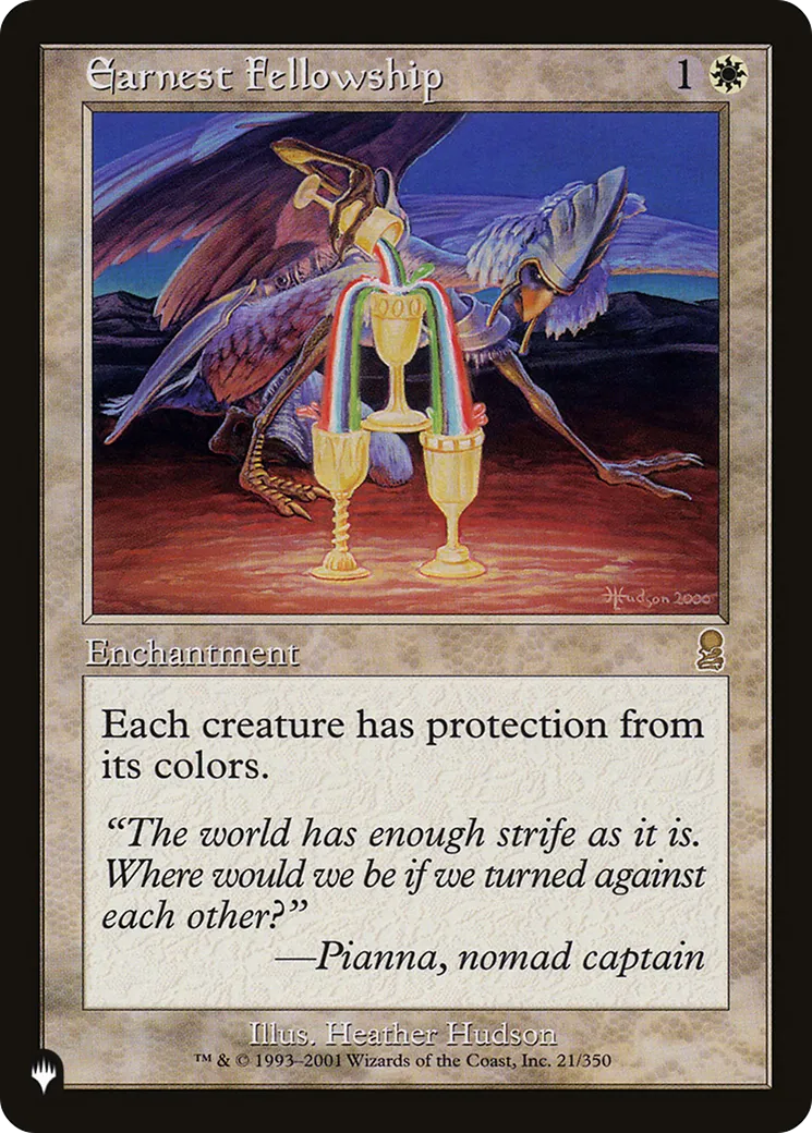 Earnest Fellowship — The List — Magic: The Gathering