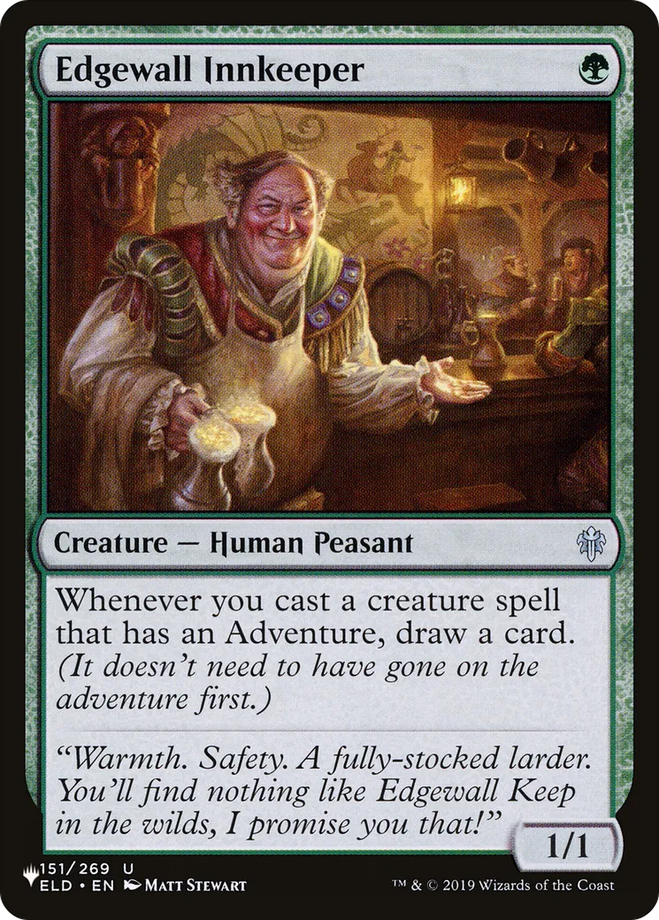 Tavernier de Bornemur — The List — Magic: The Gathering