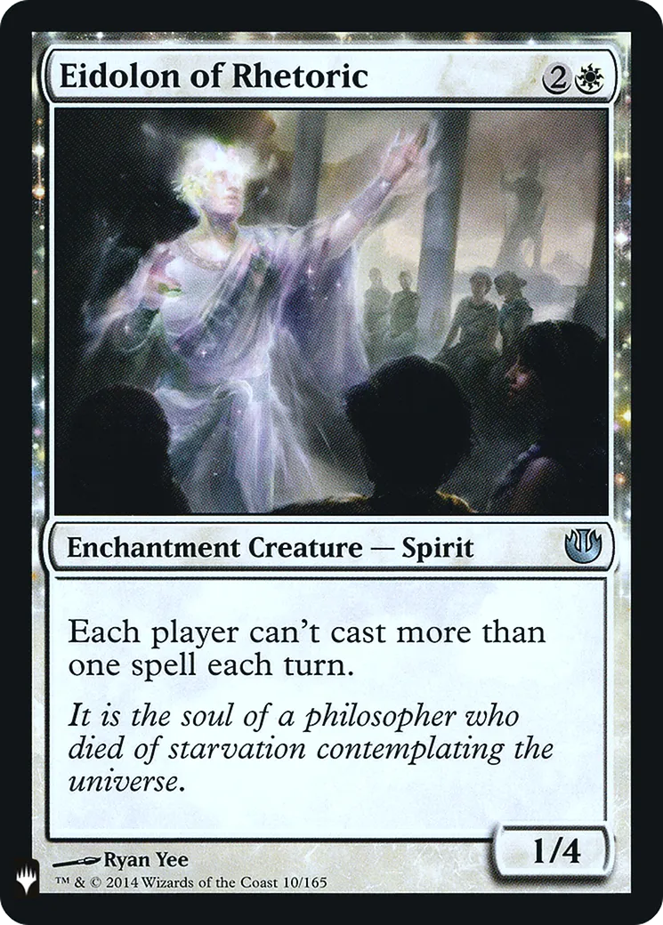 Eidolon of Rhetoric — The List — Magic: The Gathering