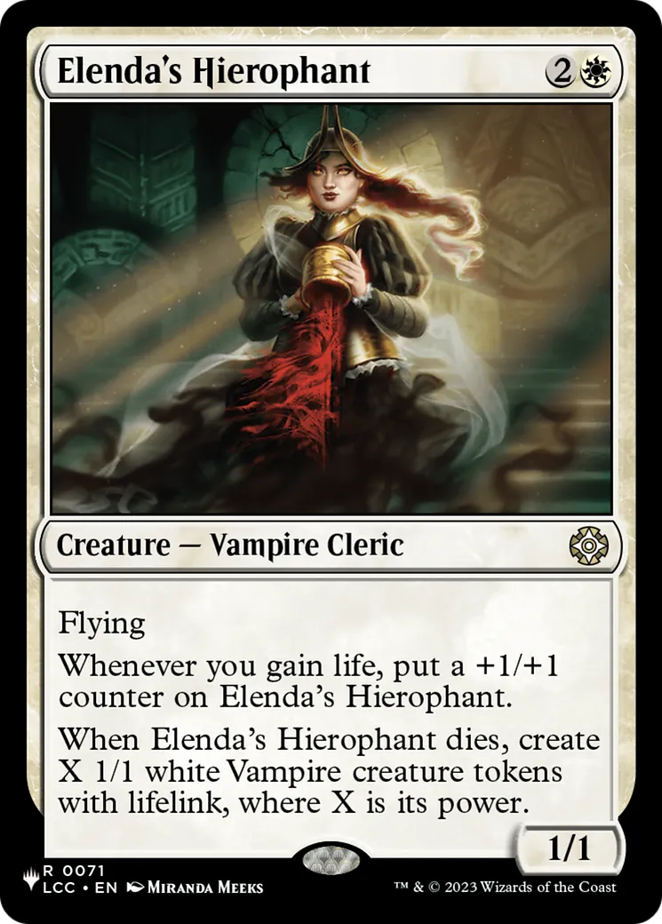 Elenda's Hierophant — The List — Magic: The Gathering