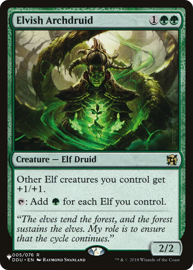 Elvish Archdruid — The List — Magic: The Gathering