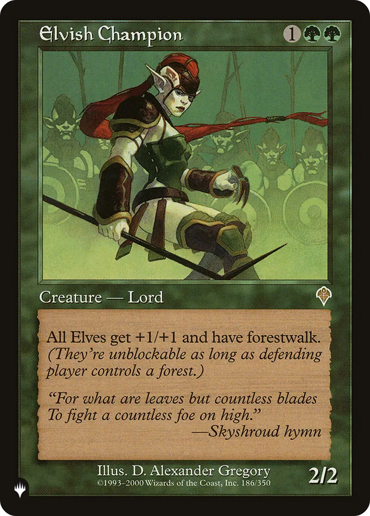 Championne elfe — The List — Magic: The Gathering