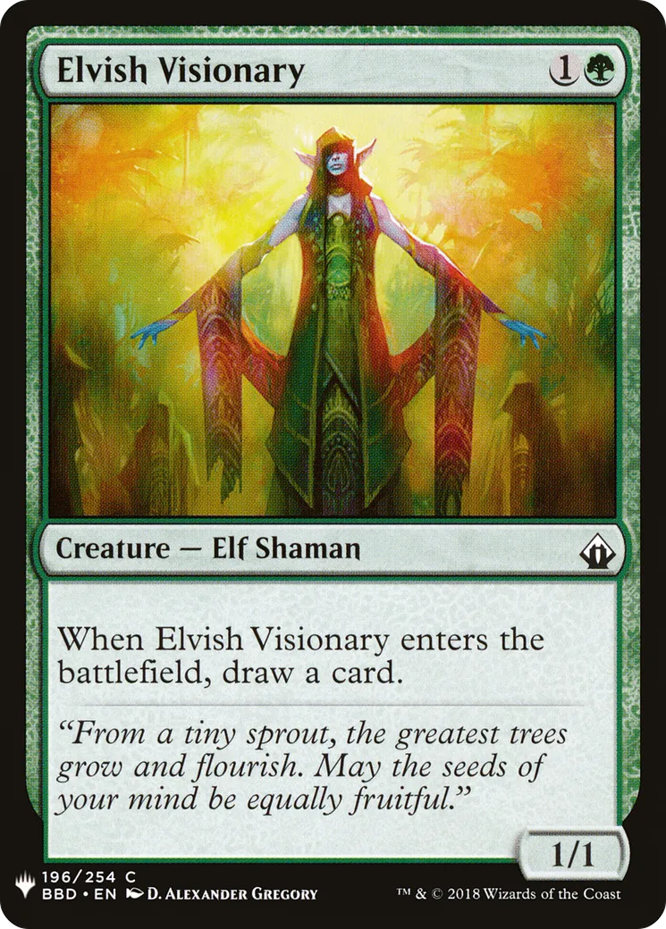 Visionnaire elfe — The List — Magic: The Gathering