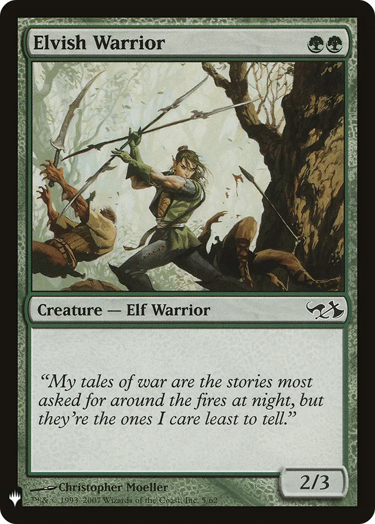 Guerrier elfe — The List — Magic: The Gathering