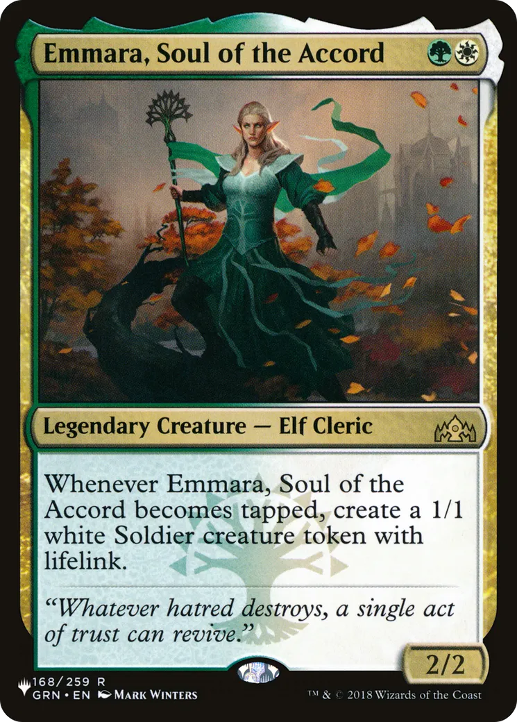 Emmara, Soul of the Accord — The List — Magic: The Gathering
