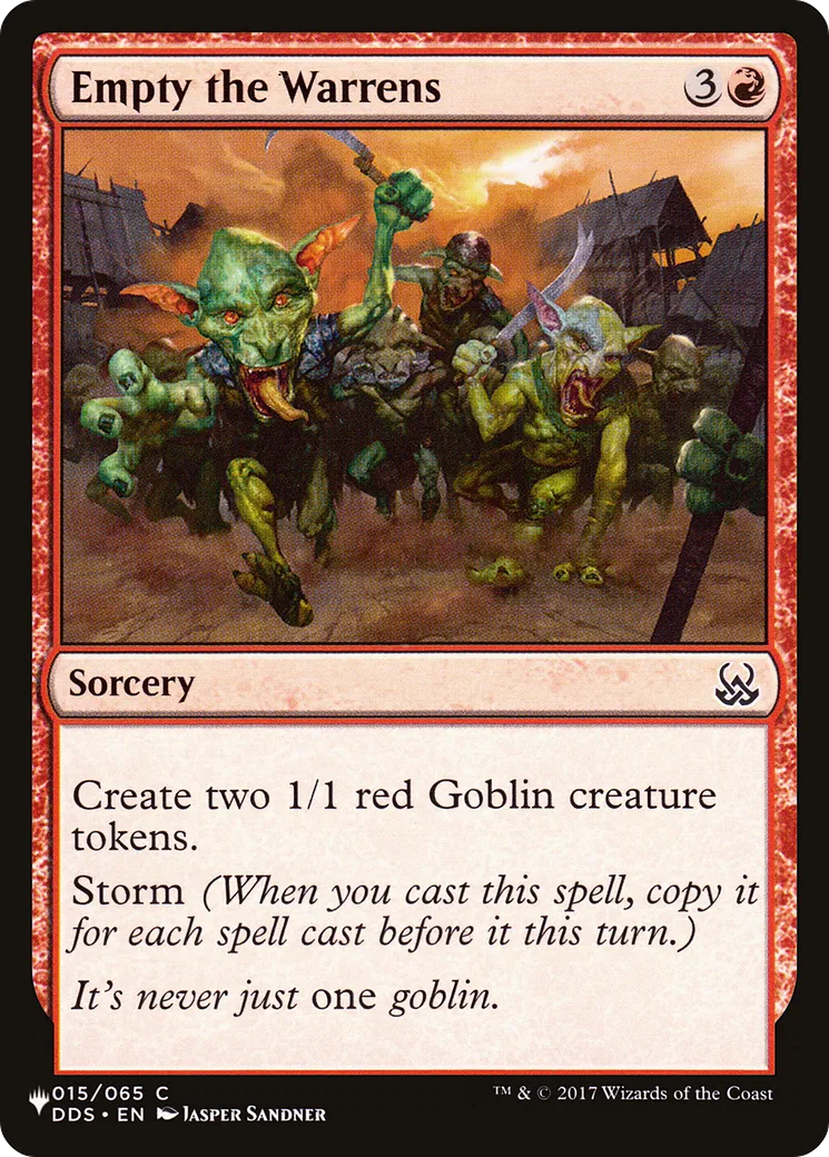 Empty the Warrens — The List — Magic: The Gathering