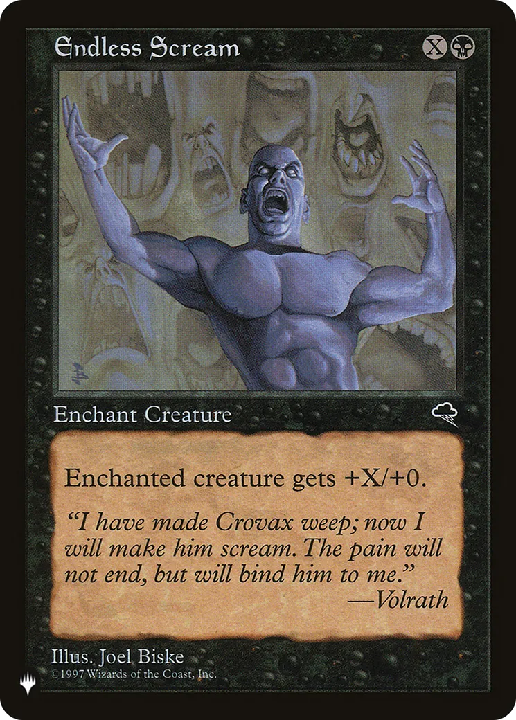 Cri interminable — The List — Magic: The Gathering